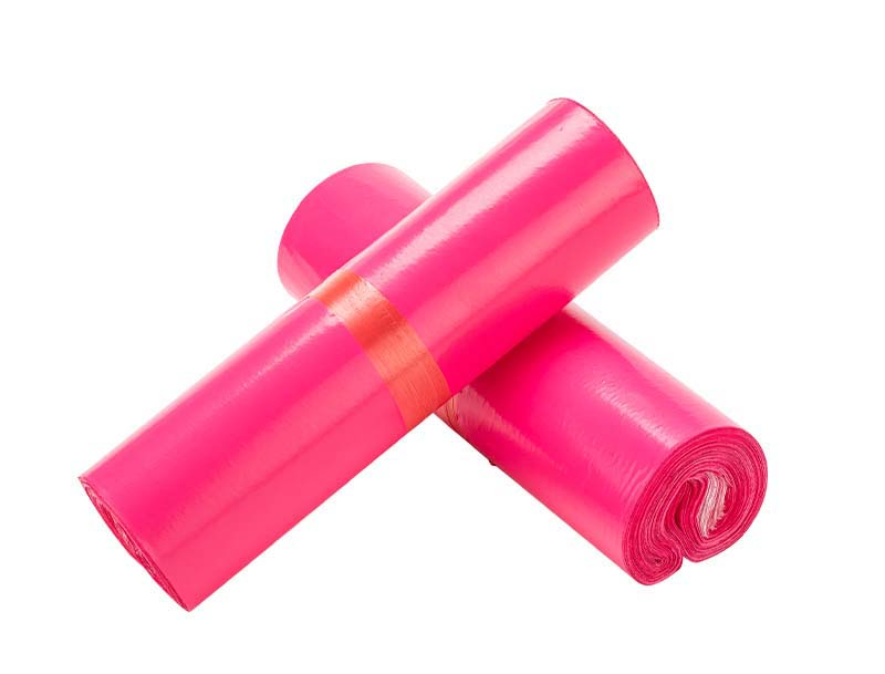 黄石玫红色快递袋-02